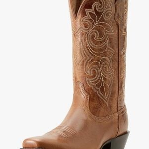 Ariat Women's Tan Embroidered Heeled Boots